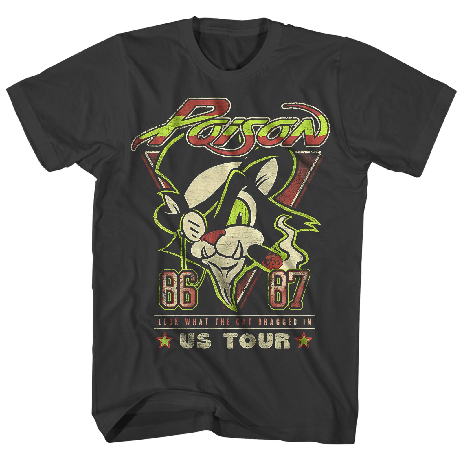 Poison TShirt ’86 US Tour Poison Shirt (Reissue)