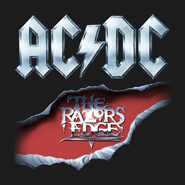Ac Dc T Shirt The Razor S Edge Album Art Ac Dc Shirt
