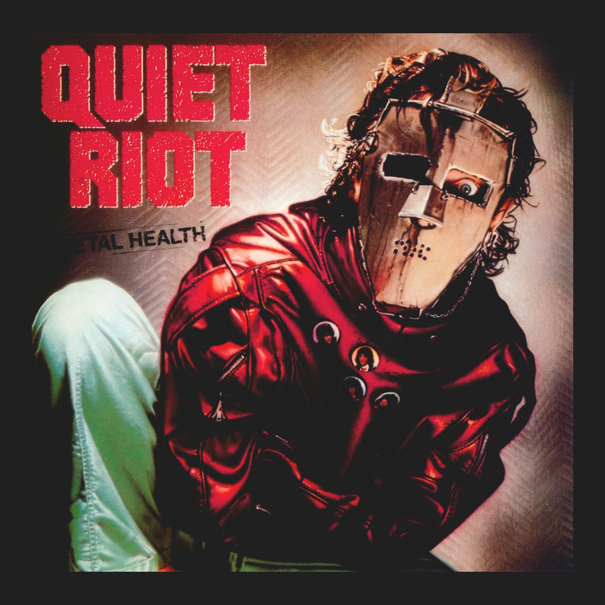 Quiet Riot Metal Health Men's T Shirt Album Cover Heavy Metal Rock Band Tour Top 