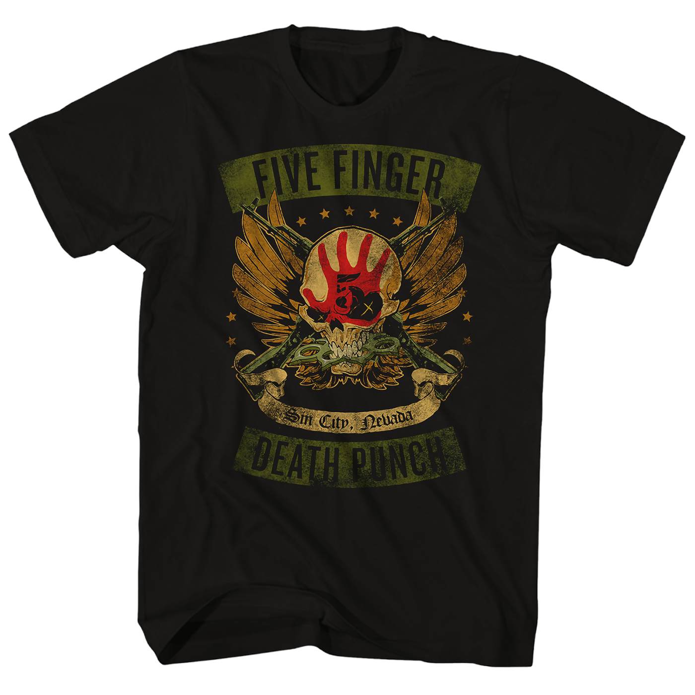 Five Finger Death Punch T-Shirt | Sin City Five Finger Death Punch.