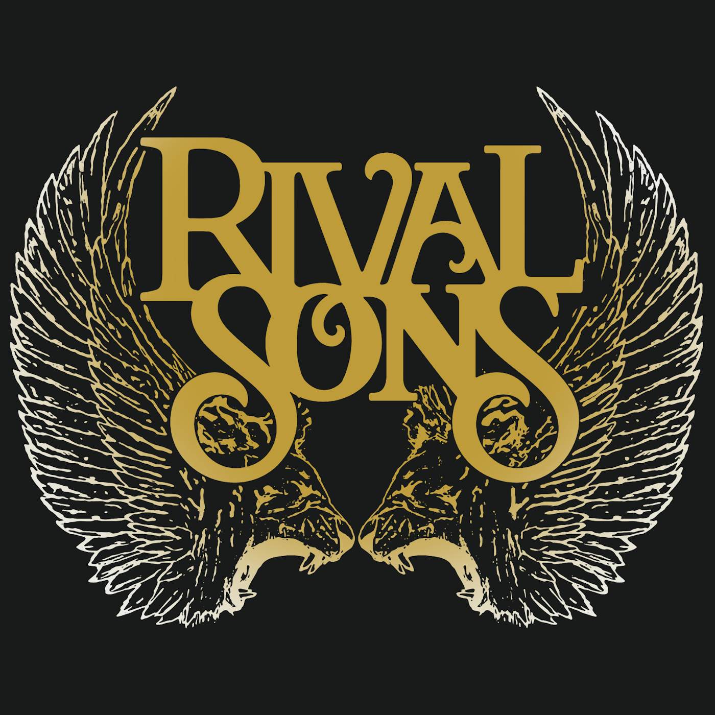 lokalisere kort bredde Rival Sons T-Shirt | Official Logo Rival Sons Shirt
