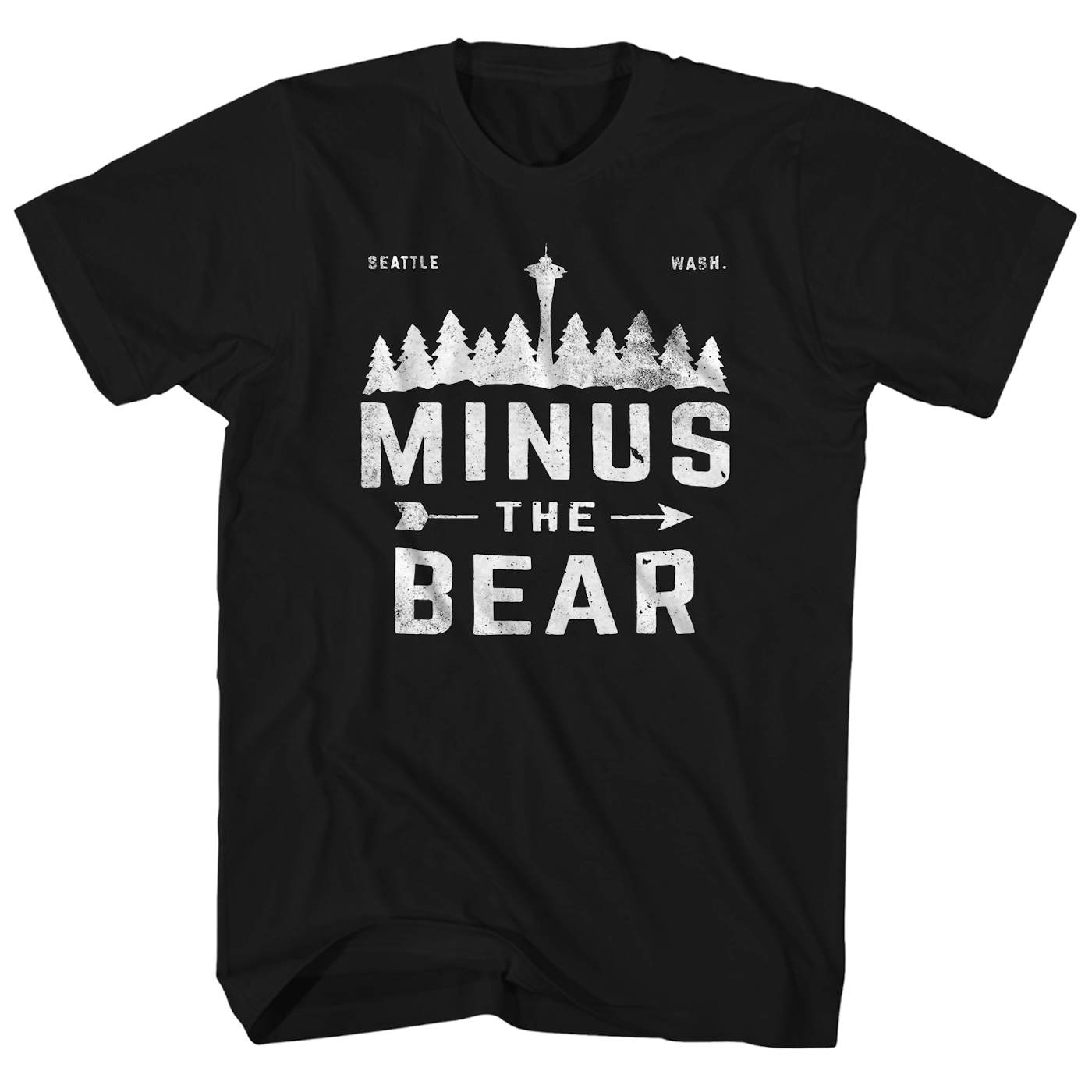 Minus The Bear T-Shirt | Seattle Silhouette Minus The Bear Shirt