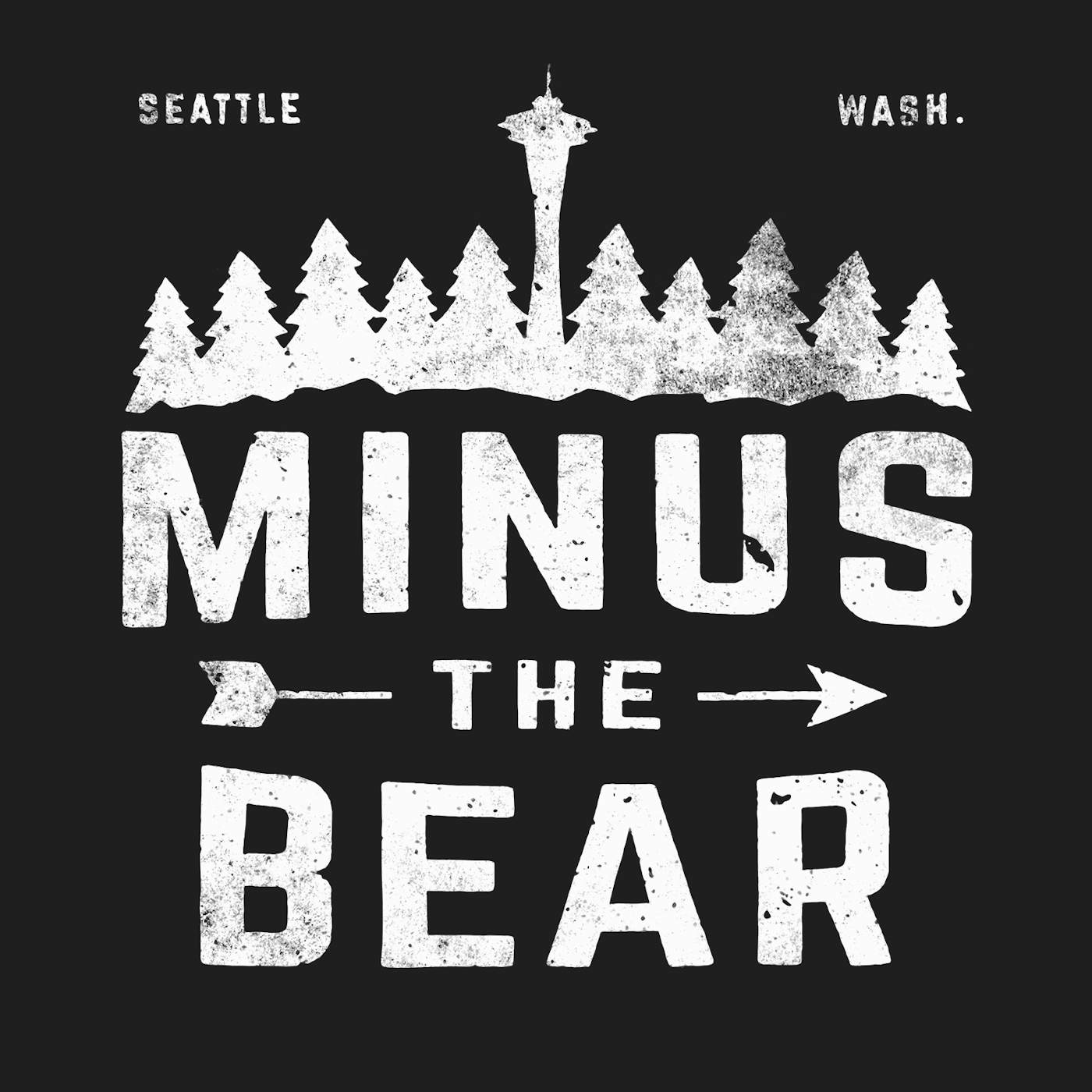 Minus The Bear T-Shirt | Seattle Silhouette Minus The Bear Shirt