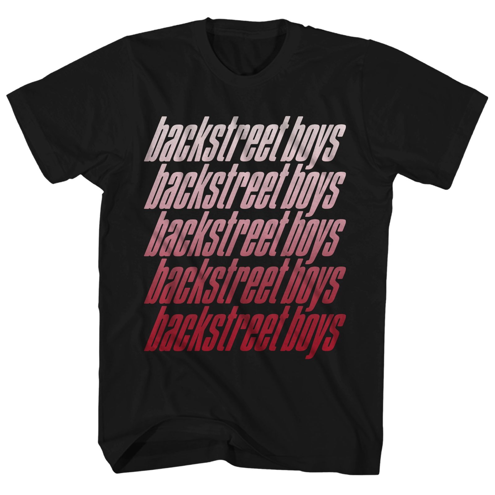 Backstreet Boys TShirt Repeat Logo Backstreet Boys Shirt
