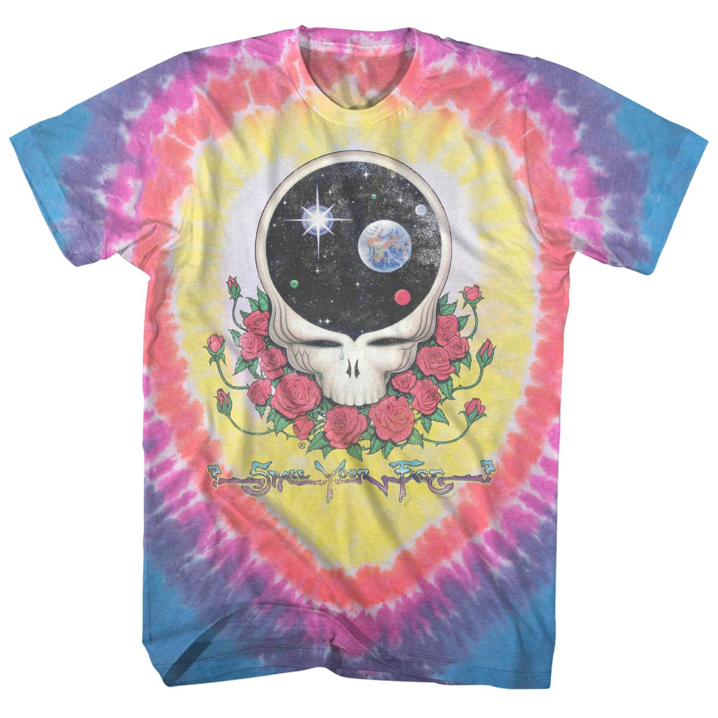 Grateful Dead - Space Your Face Tie Dye T-Shirt