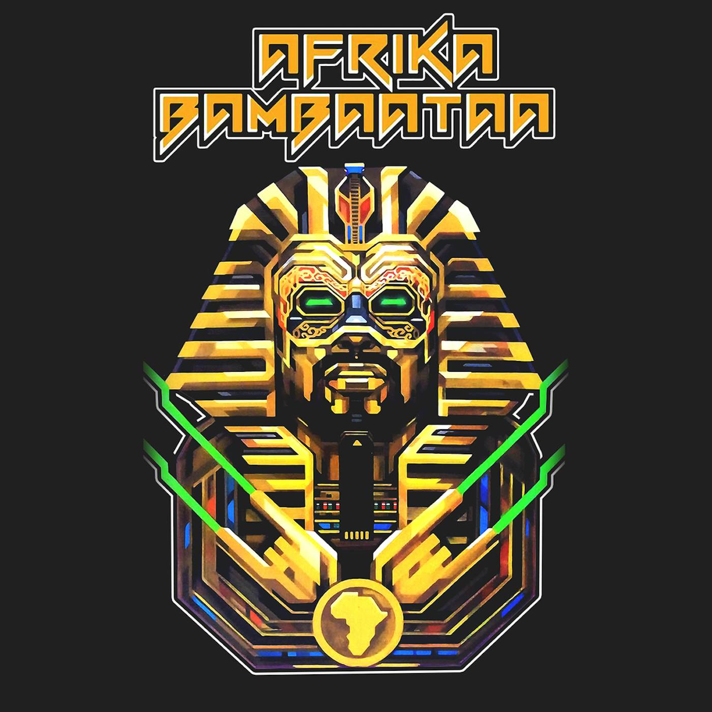 Afrika Bambaataa T-Shirt | Pharaoh Logo Afrika Bambaataa Shirt