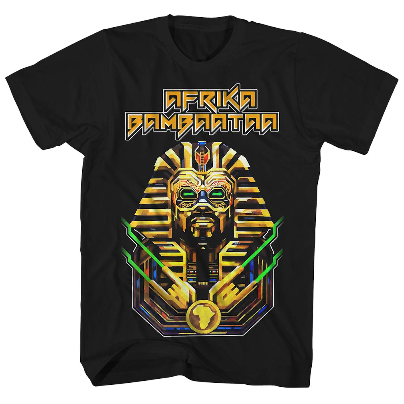 Afrika Bambaataa T-Shirt | Pharaoh Logo Afrika Bambaataa Shirt