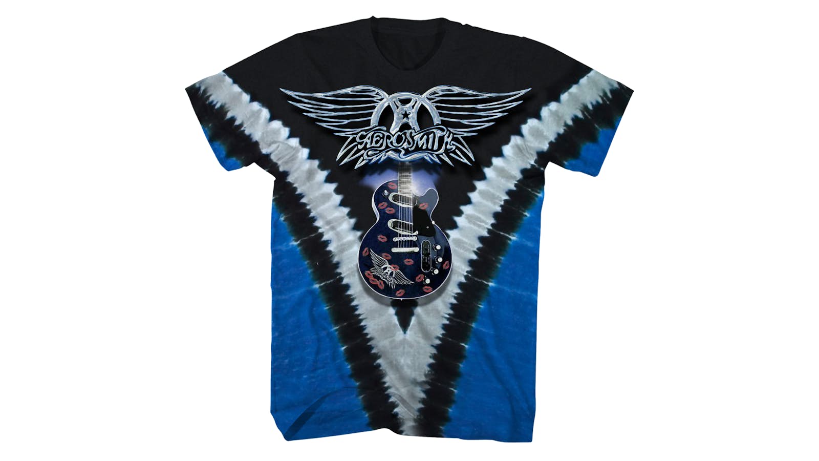 Tie T-Shirt Guitar Aerosmith Dye Shirt V Aerosmith | Logo