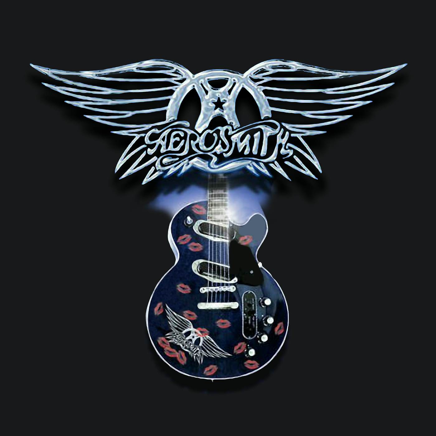 Aerosmith T-Shirt Shirt Tie V Dye Aerosmith | Guitar Logo