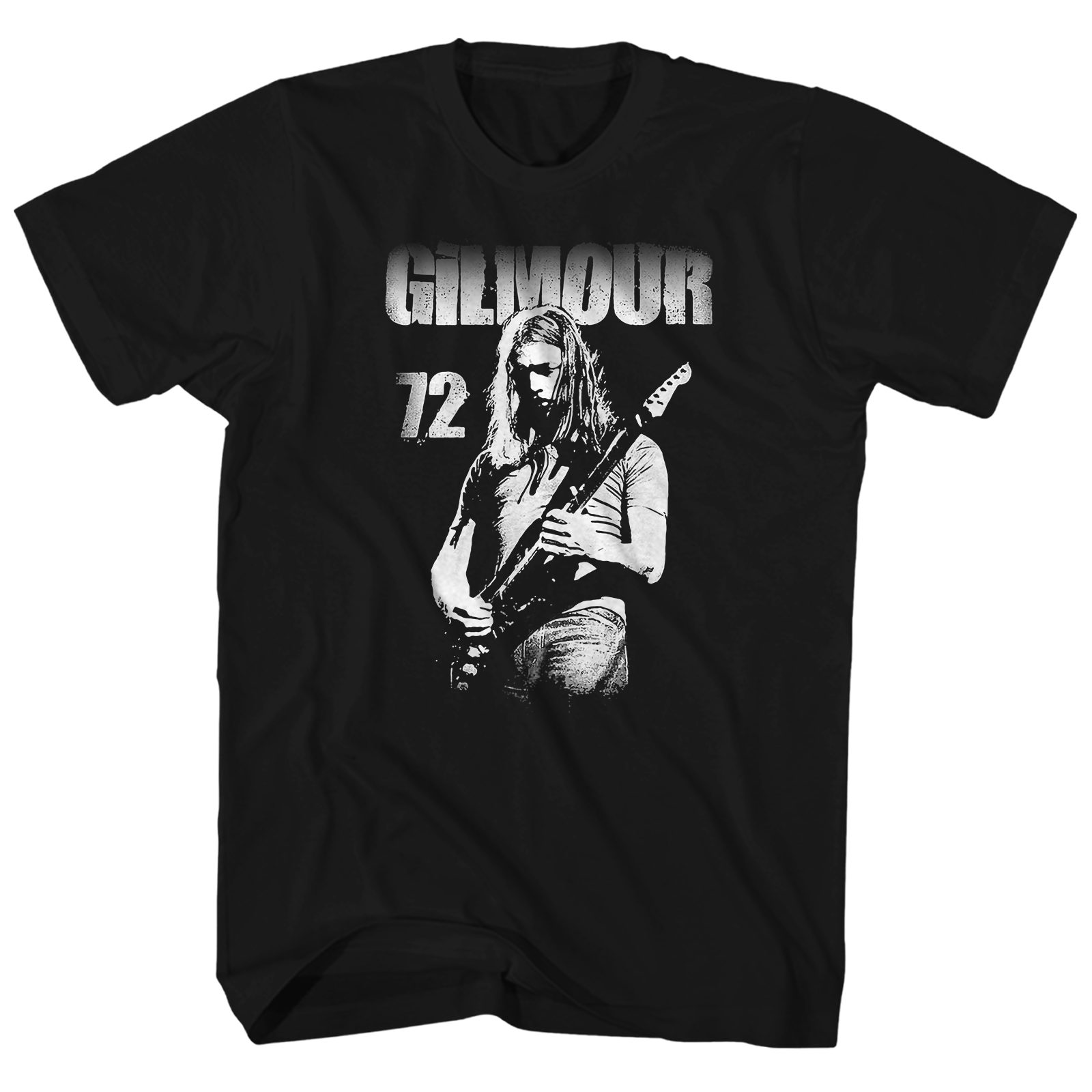 David Gilmour T Shirt 72 Distressed Logo Nouveau Officiel