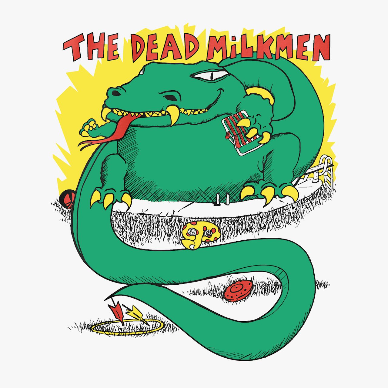 The Dead Milkmen T Shirt Big Lizard In My Backyard The Dead Milkmen Shirt