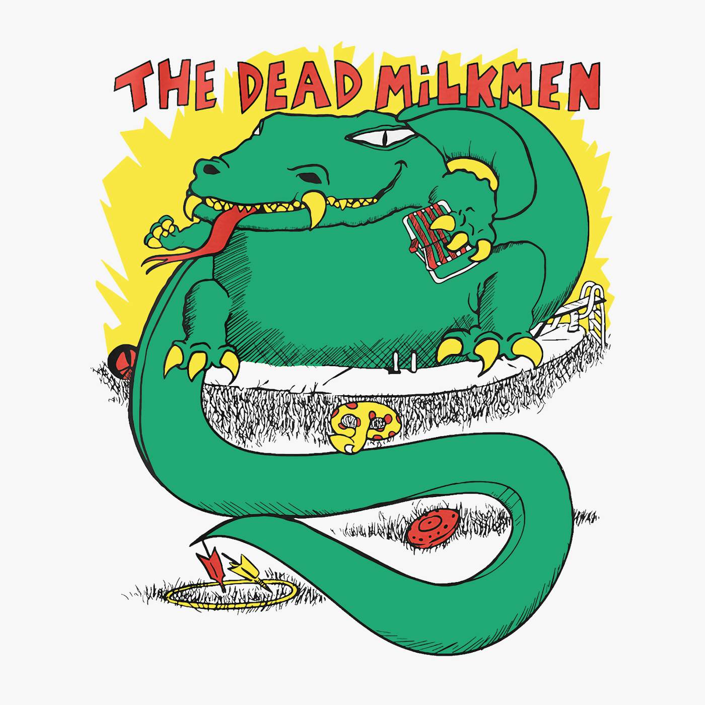 The Dead Milkmen T-Shirt | Big Lizard In My Backyard The Dead Milkmen Shirt