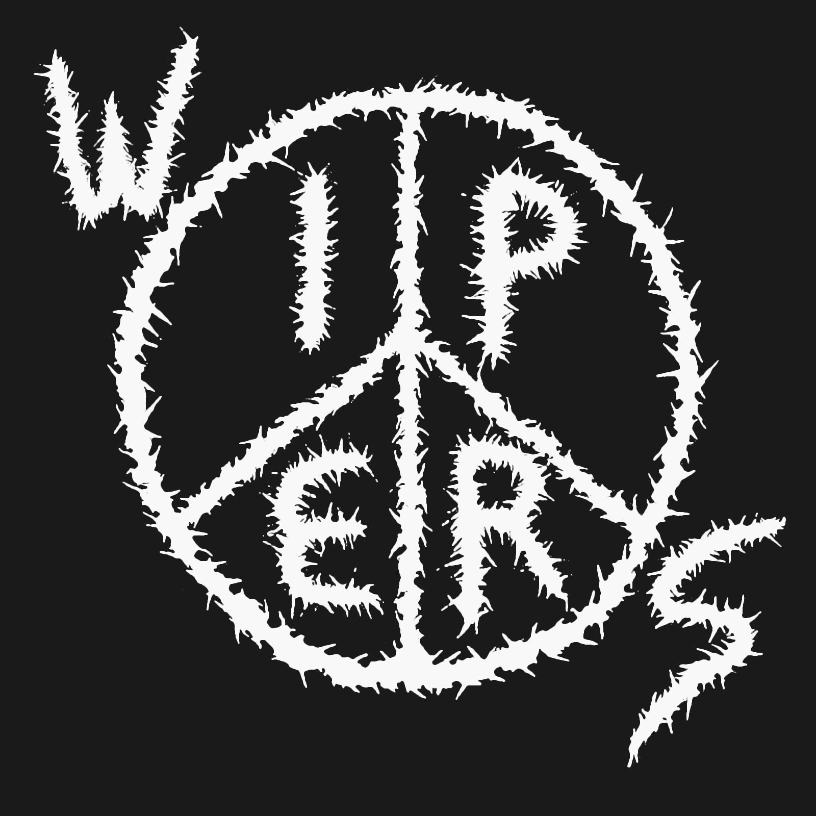 Wipers TShirt Peace Sign Circle Logo Wipers Shirt