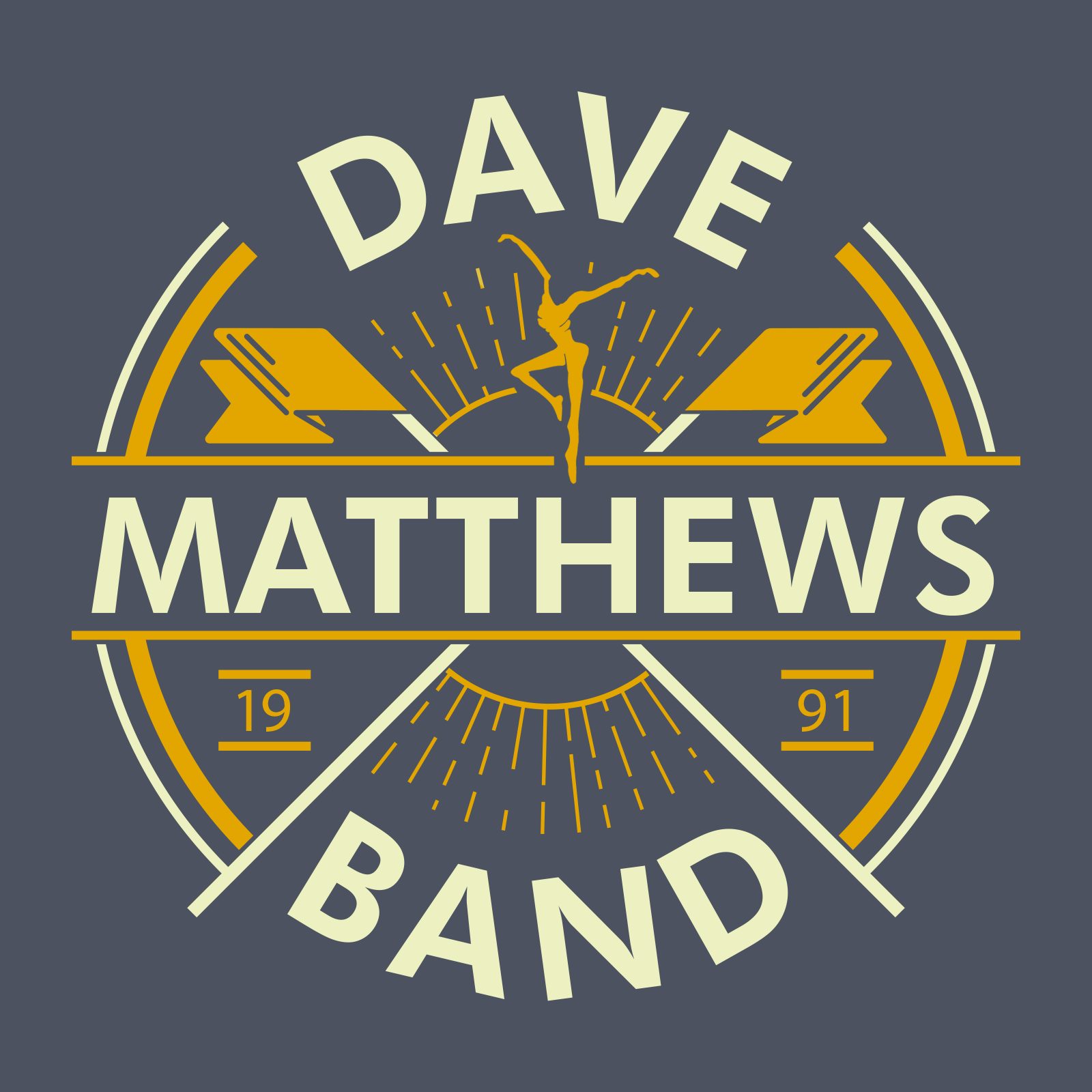 Dave Matthews Band Frisbee Fire Dancer 25 years 1991-2016 Yellow 6oz RARE 