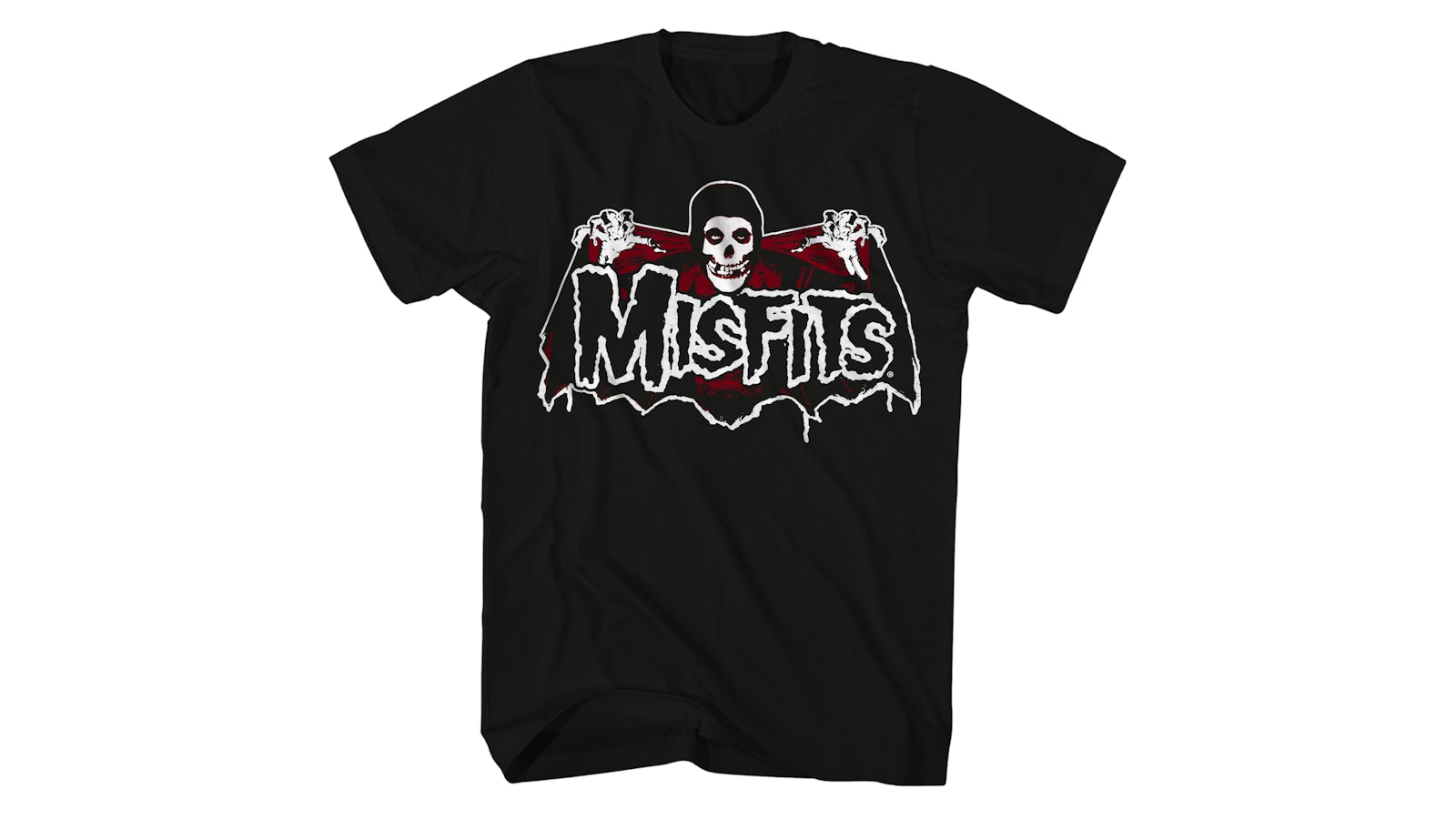 Misfits T-Shirt | Batfiend Skull And Wings Logo Shirt