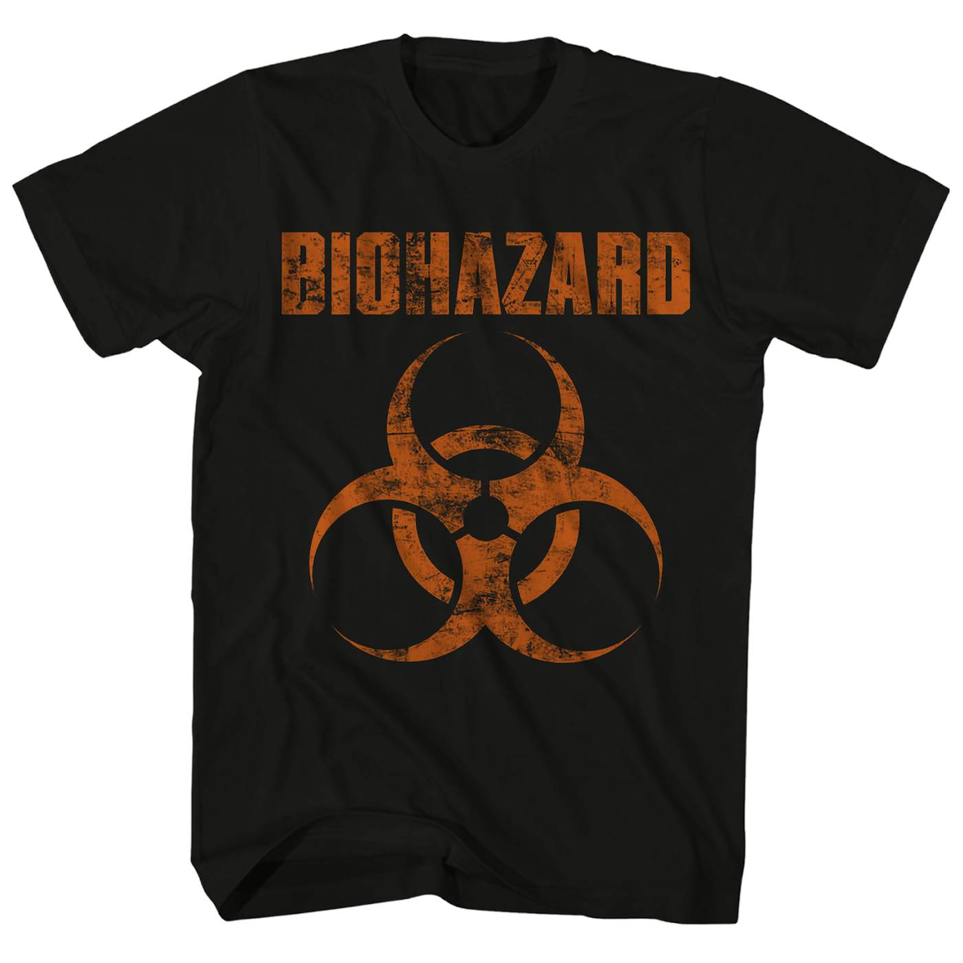 Biohazard T-Shirt | Distressed Logo Biohazard Shirt