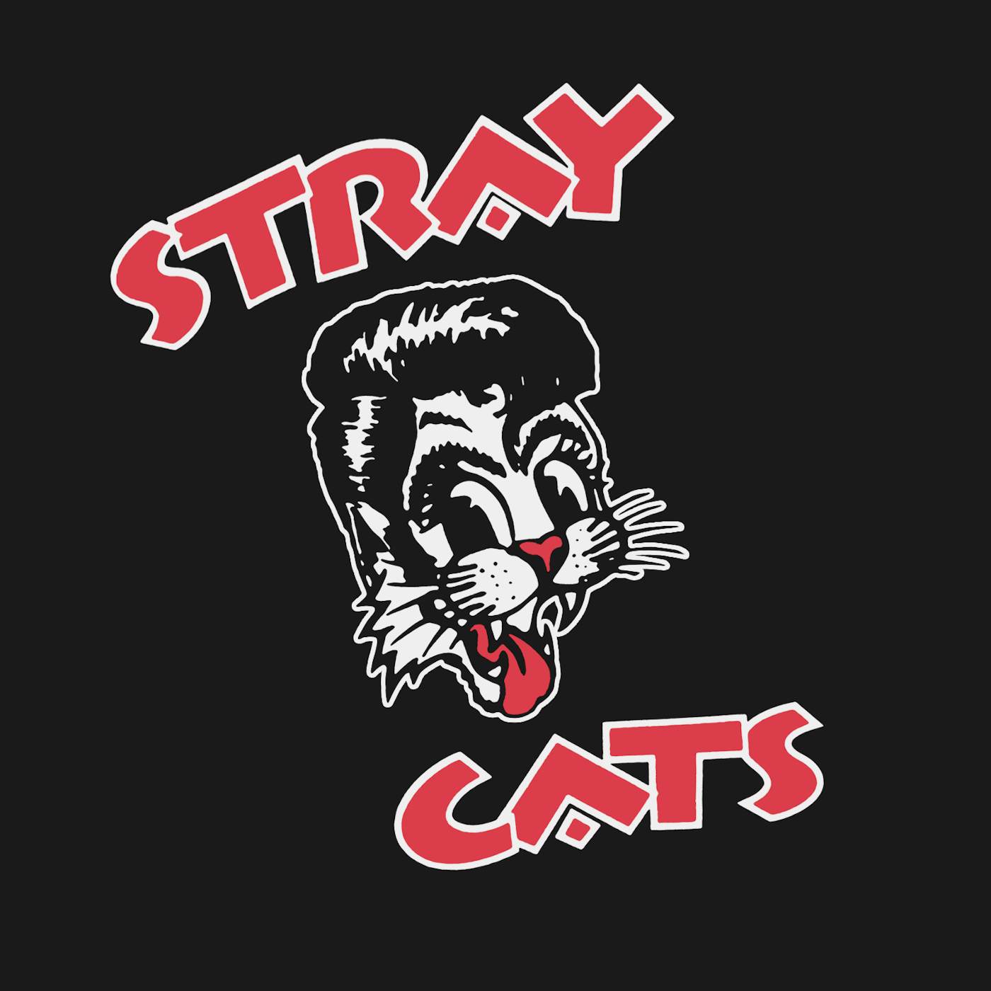 Stray Cats T-Shirt | Cat Head Logo Stray Cats Shirt