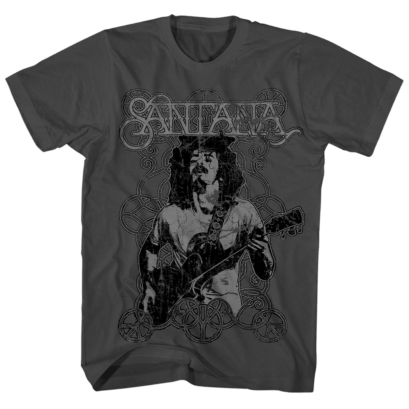 Santana T-Shirt | Vintage Peace Signs Carlos Santana Shirt