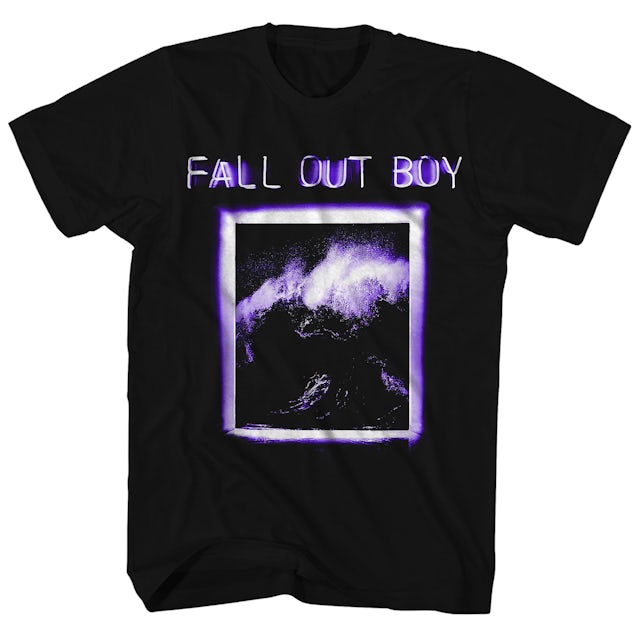 Fall Out Boy TShirt Neon Wave Framed Picture Fall Out Boy Shirt