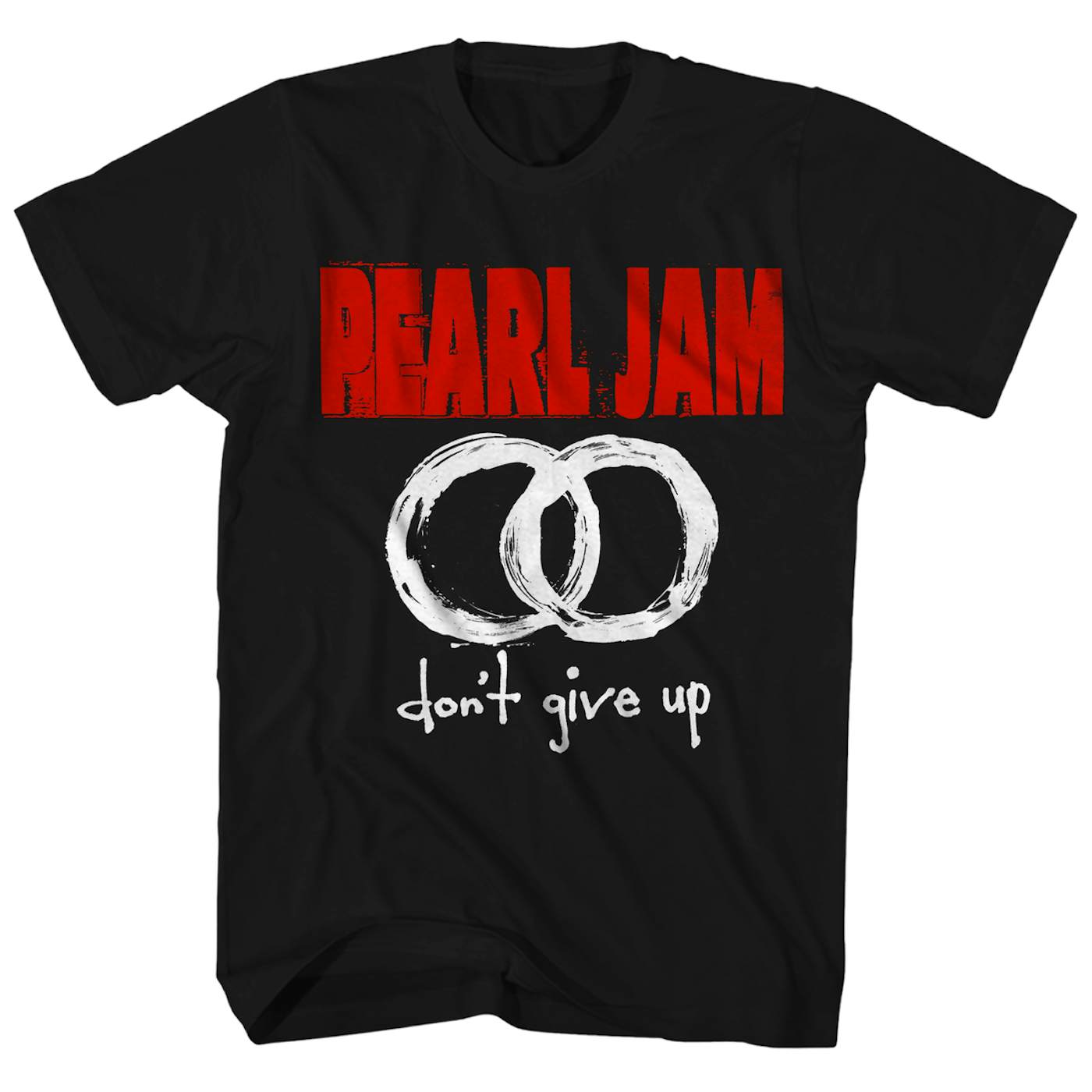 Pearl Jam T-Shirt | Don't Give Up Overlapping Circles Band Logo