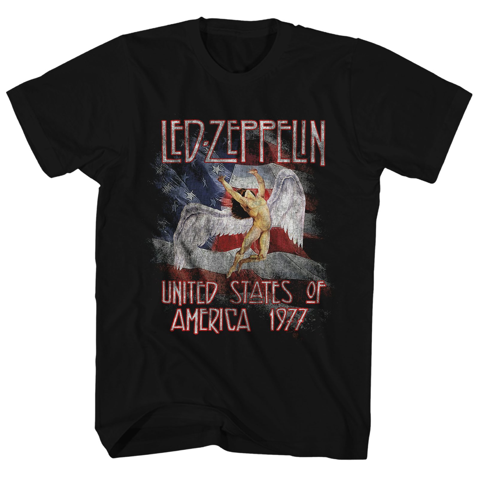 led zeppelin united states of america 1977 t shirt