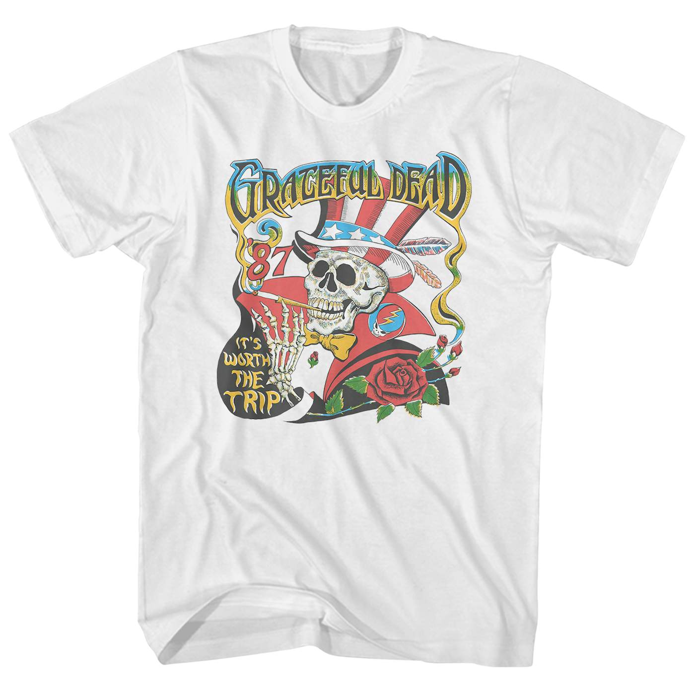 Good Records to Go Grateful Dead - Skull T-Shirt Medium