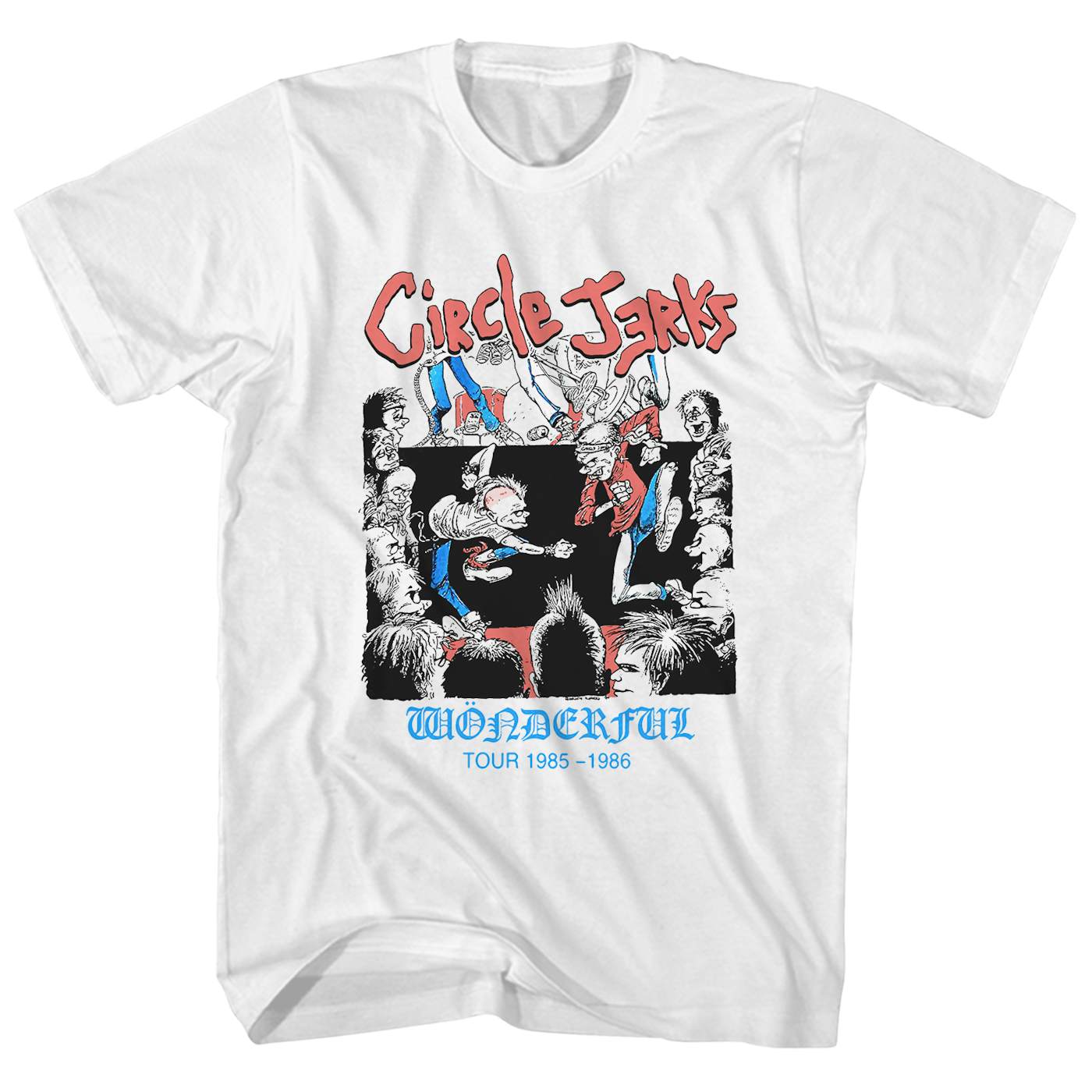 Circle Jerks T-Shirt | Wonderful Tour 1985-1986 Circle Jerks Shirt