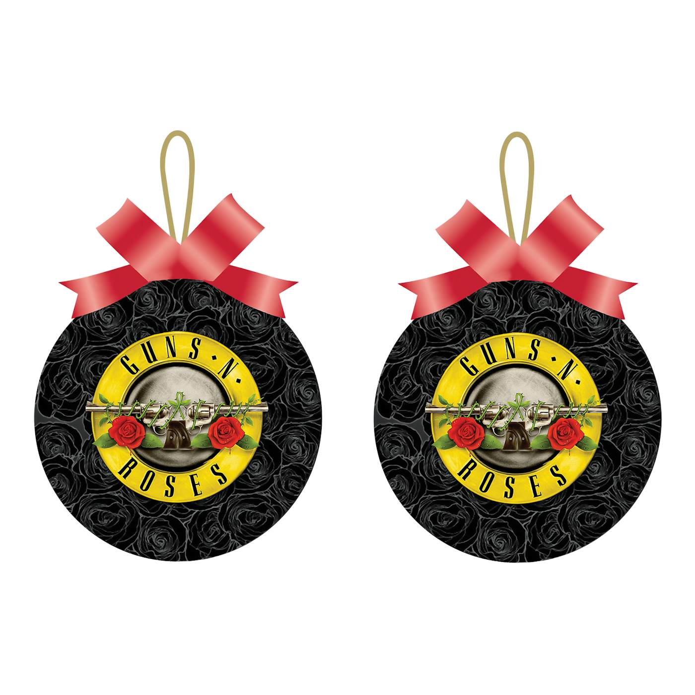 Guns N' Roses Holiday Ornament | Logo Art Guns N' Roses Christmas Ornament