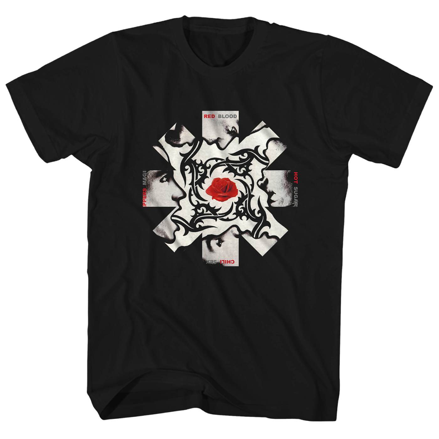 Red Hot Chili Peppers T-Shirt | Blood Sugar Sex Magik Album Art Asterisk Red Hot Chili Peppers Shirt