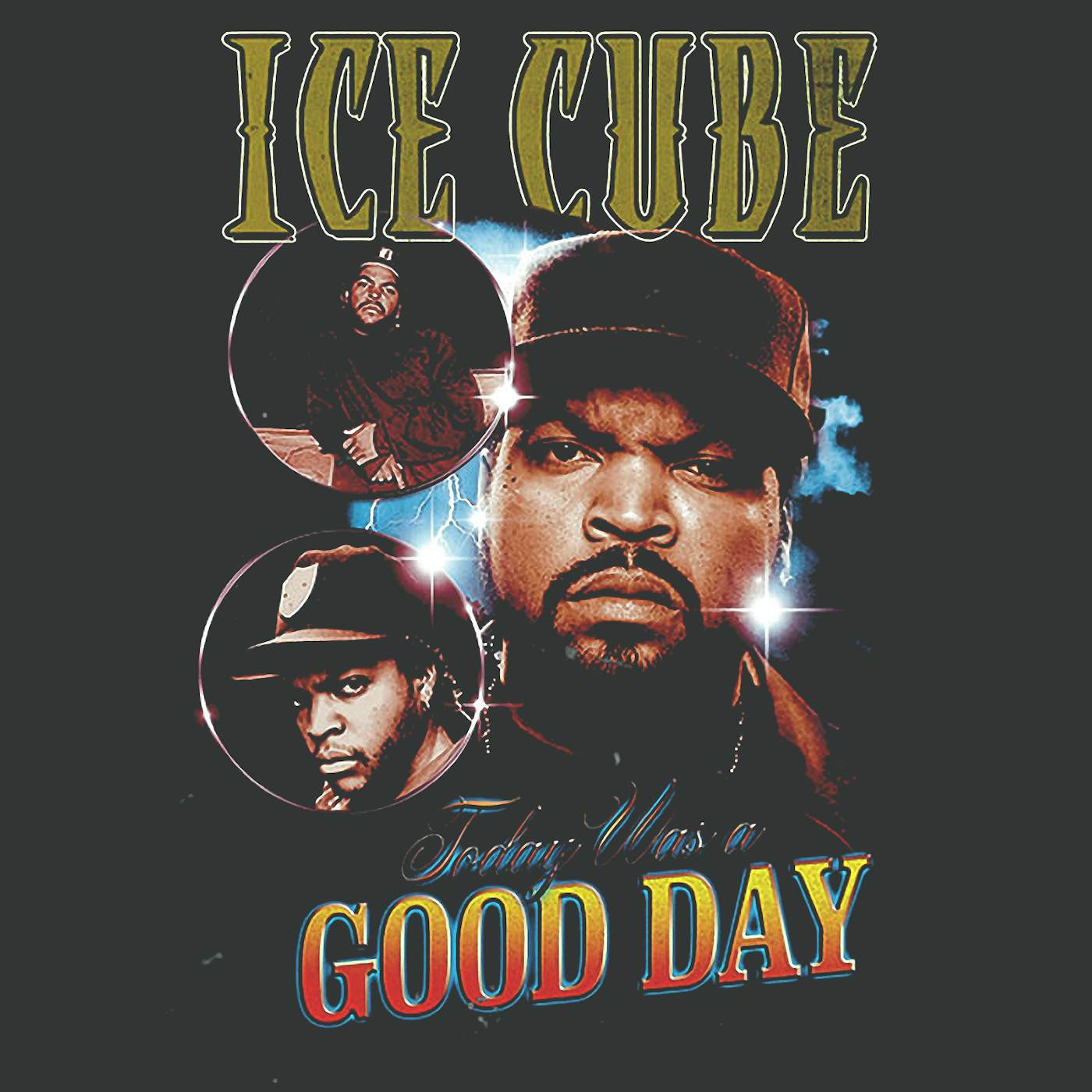 Ice Cube T-Shirt | Today Was A Good Day Photo Collage Ice Cube Shirt