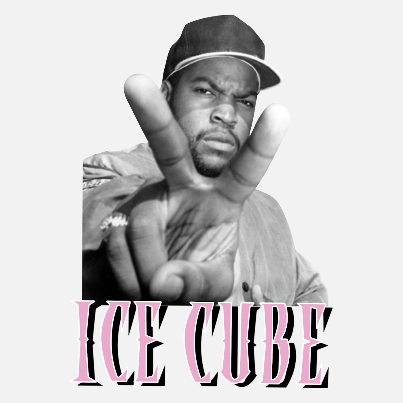 Ice Cube T-Shirt | Peace Sign Ice Cube Shirt