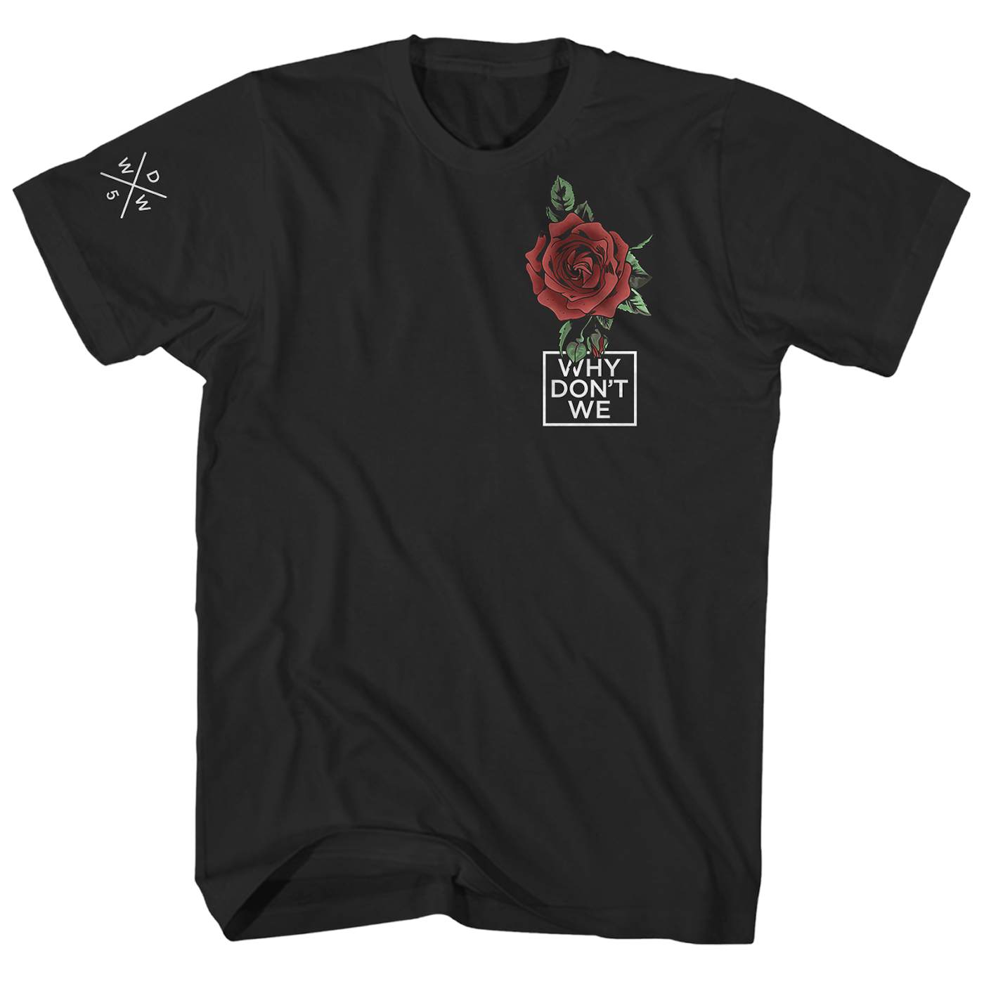 Why Don't We T-Shirt | Rose Logo Why Don’t We Shirt