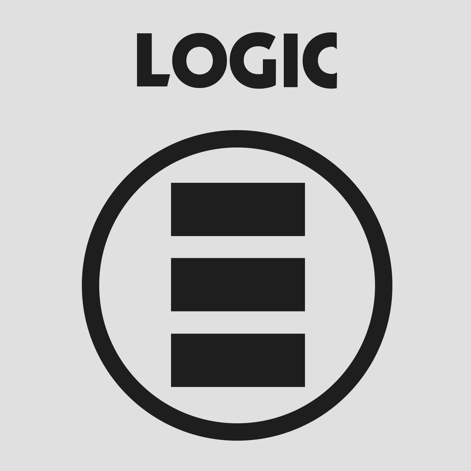 Logic Long Sleeve Shirt E Button Logo Logic Long Sleeve Shirt