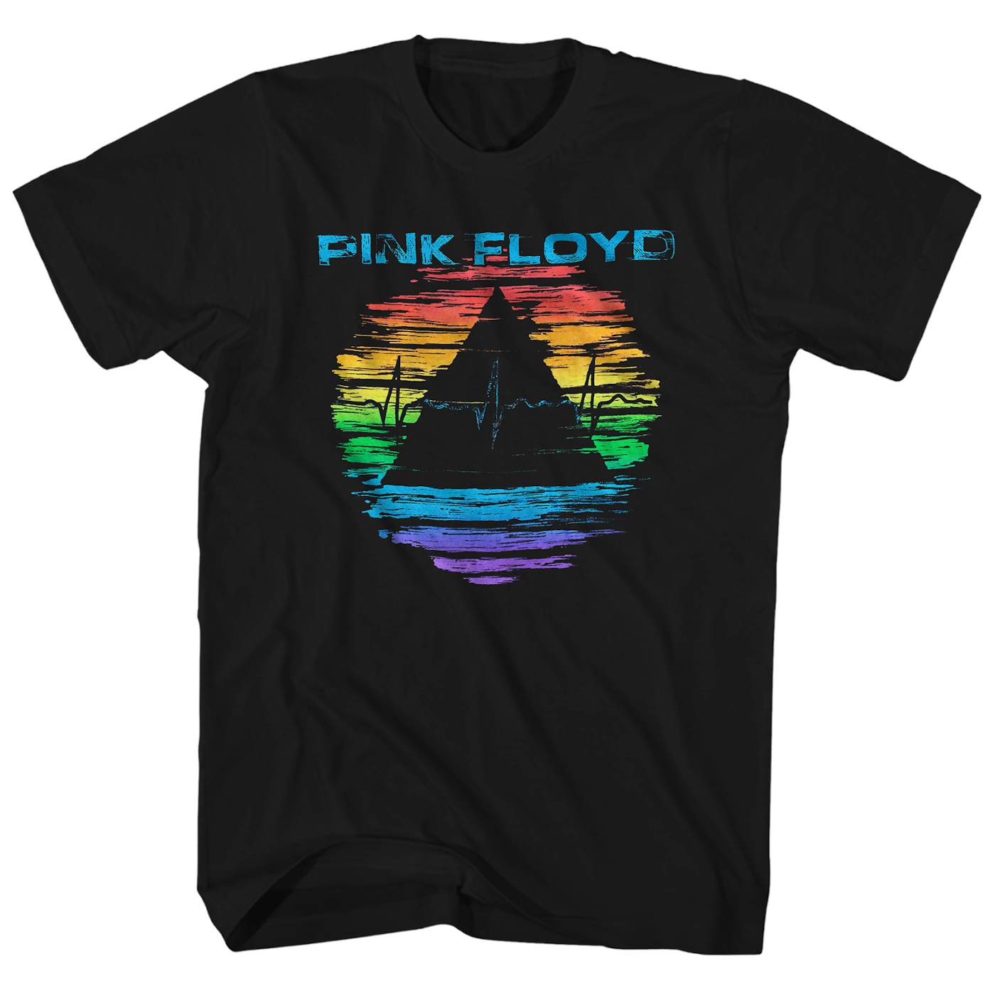 Pink floyd rainbow hot sale shirt