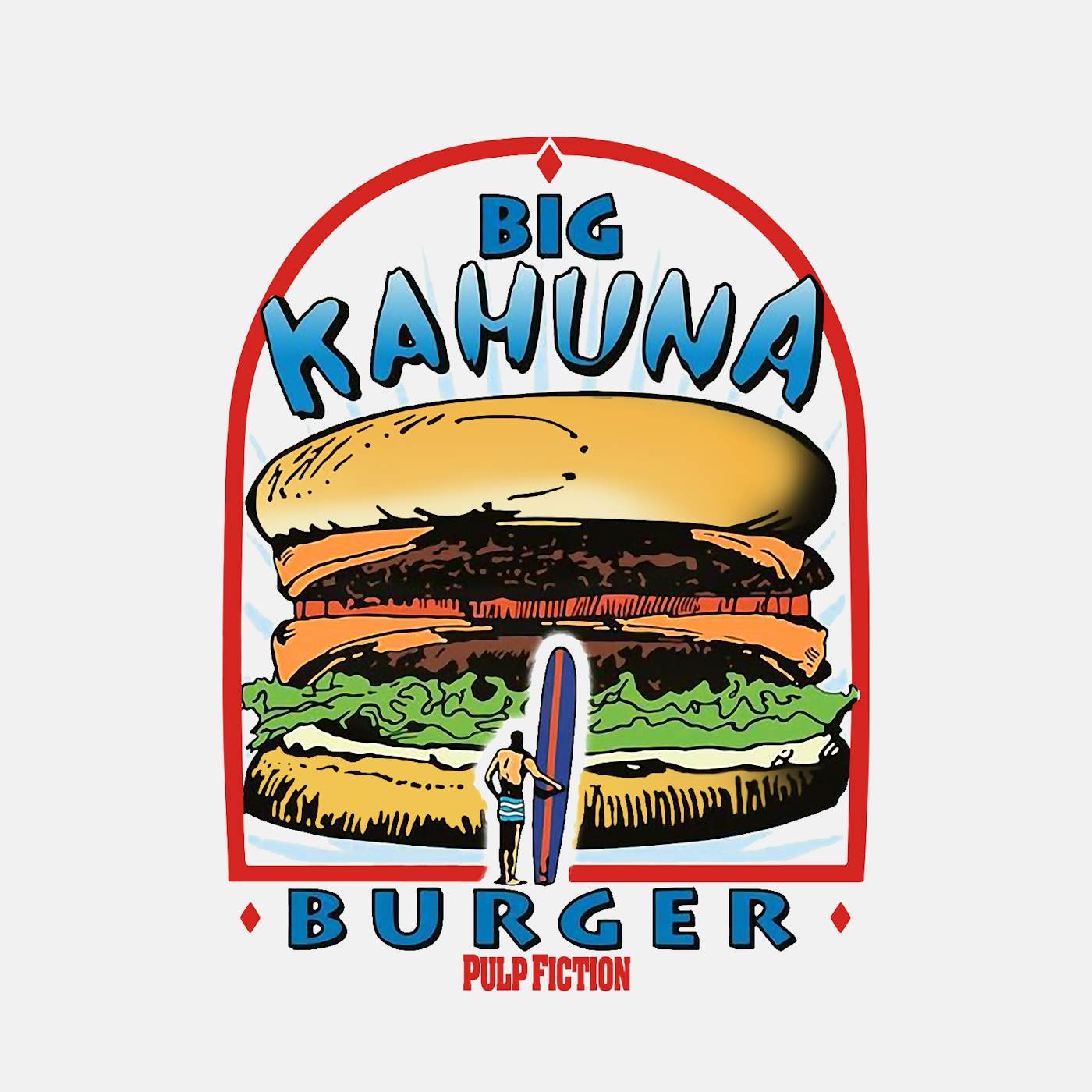 Pulp Fiction T-Shirt | Classic Big Kahuna Burger Logo Pulp Fiction Shirt