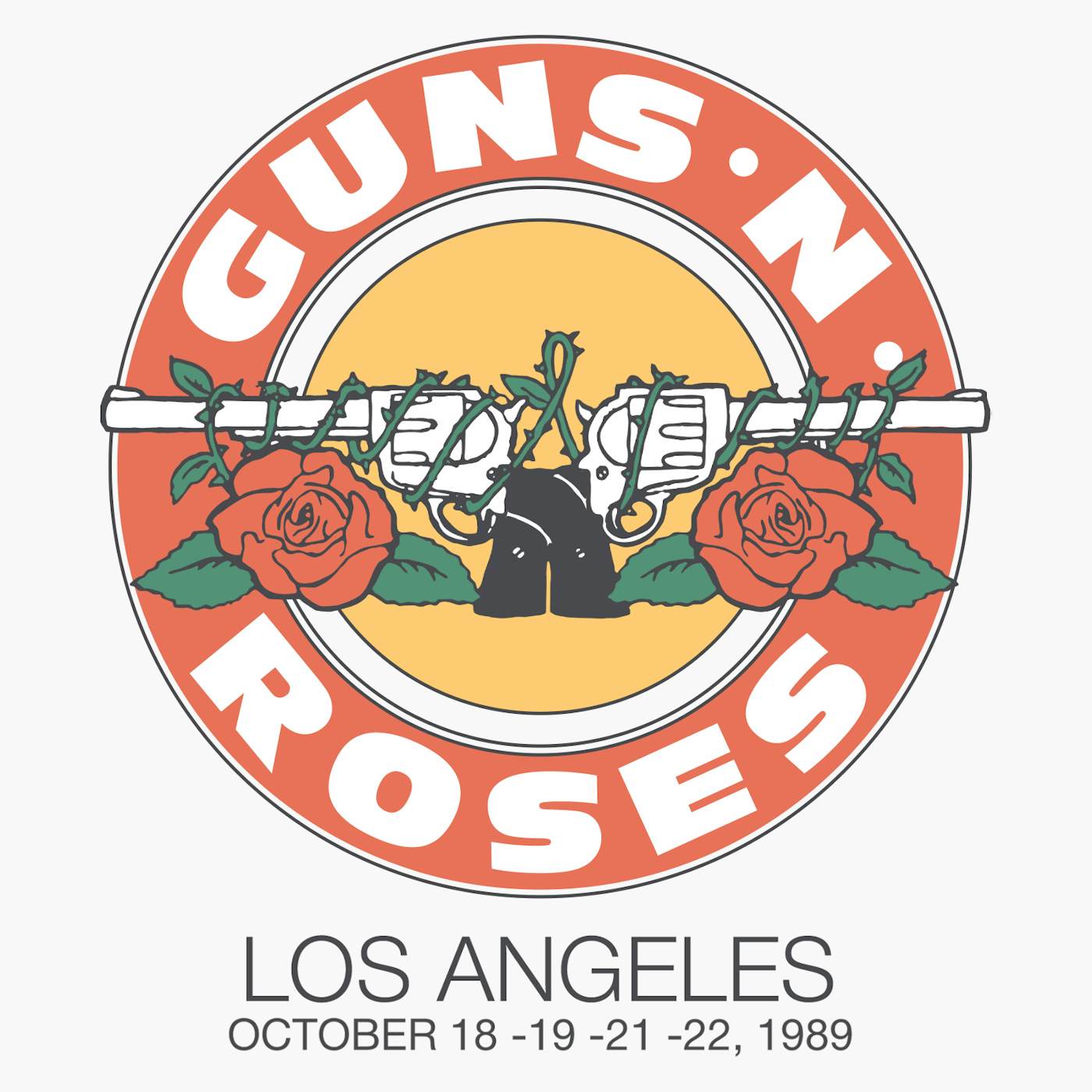 Guns N' Roses T-Shirt | LA Bullet Design Guns N' Roses Shirt