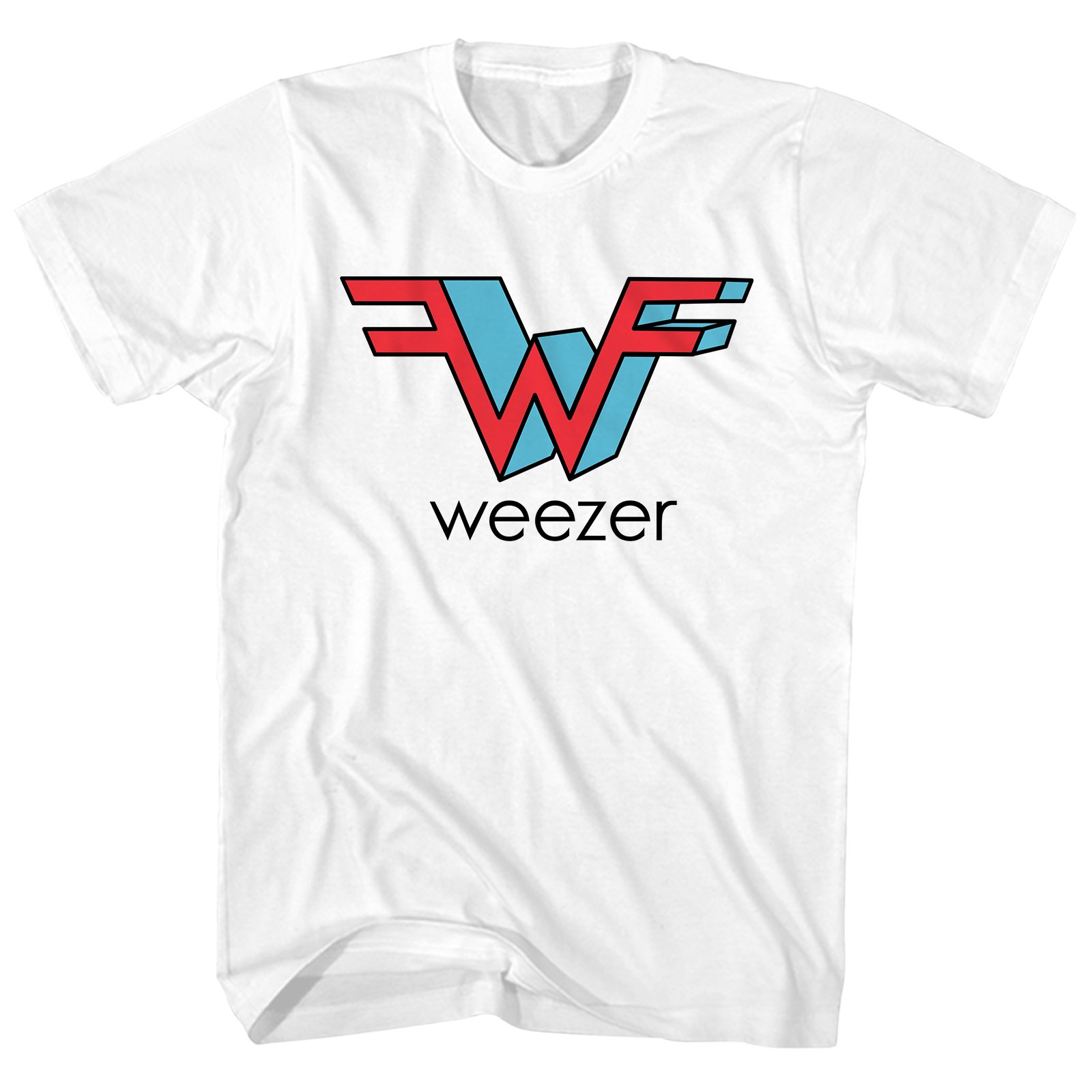 Weezer T-Shirt | 3D W Logo Weezer Shirt