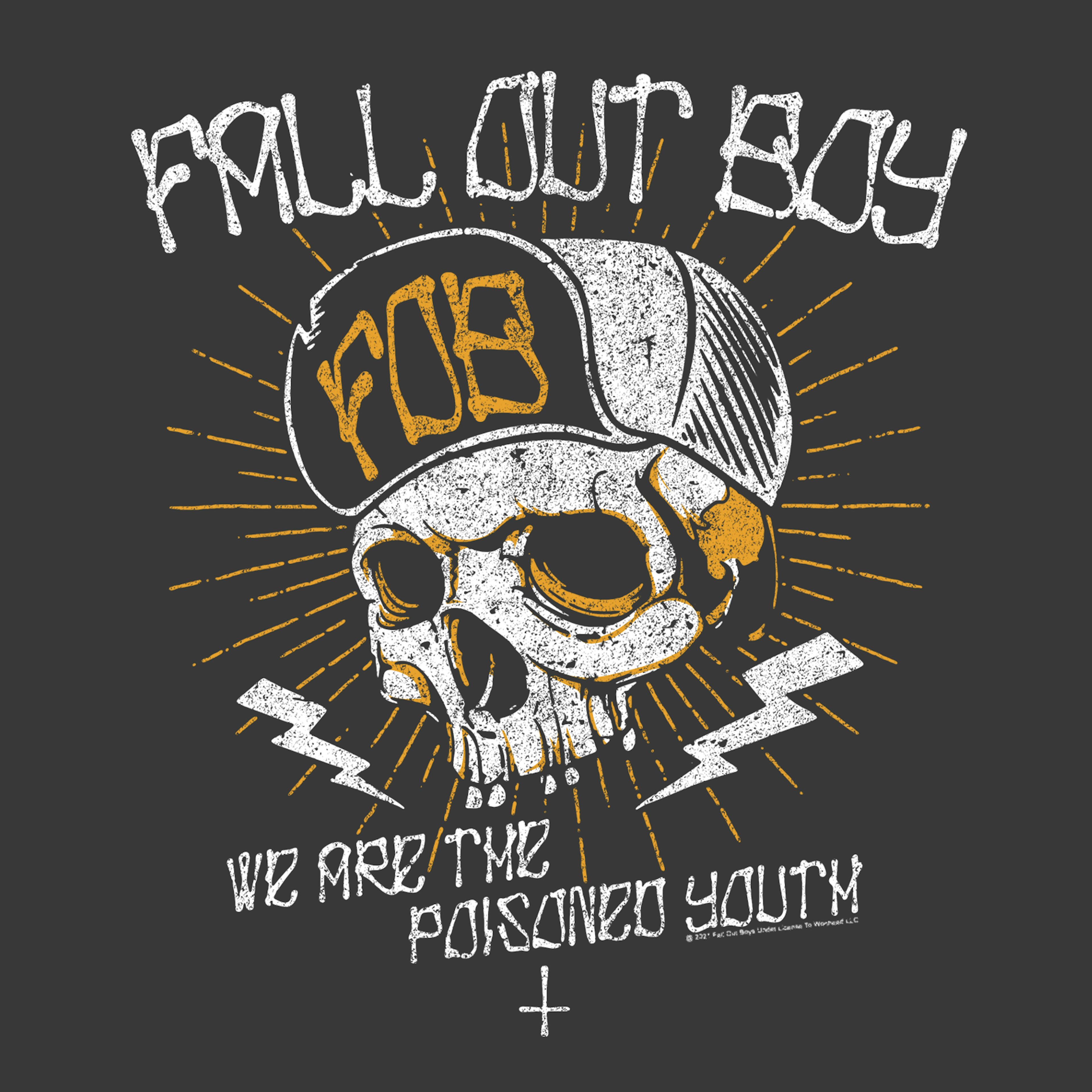 Fall Out Boy TShirt We Are The Poisoned Youth Fall Out Boy Shirt