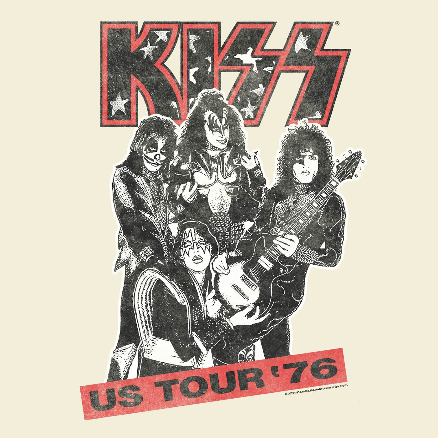 Spirit of 76 Tour T-Shirt – KISS Official Store