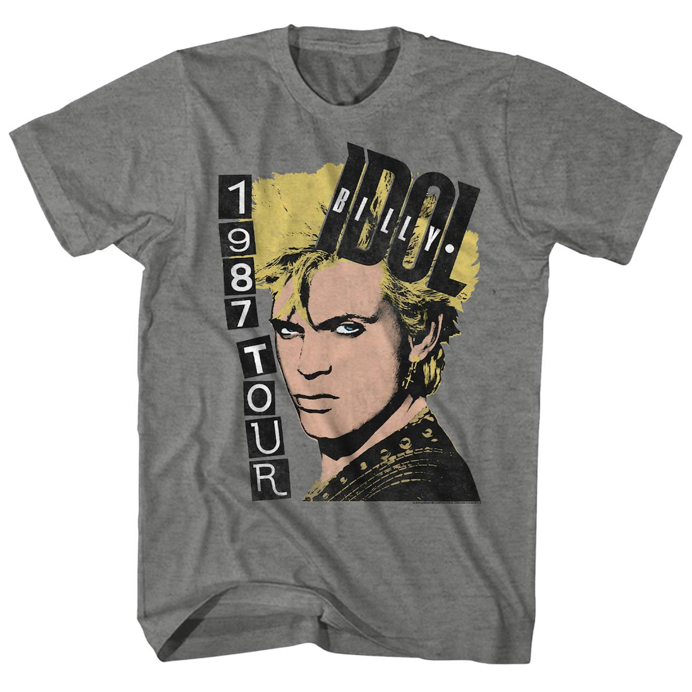 Billy Idol T-Shirt | 1987 Tour Billy Idol Shirt