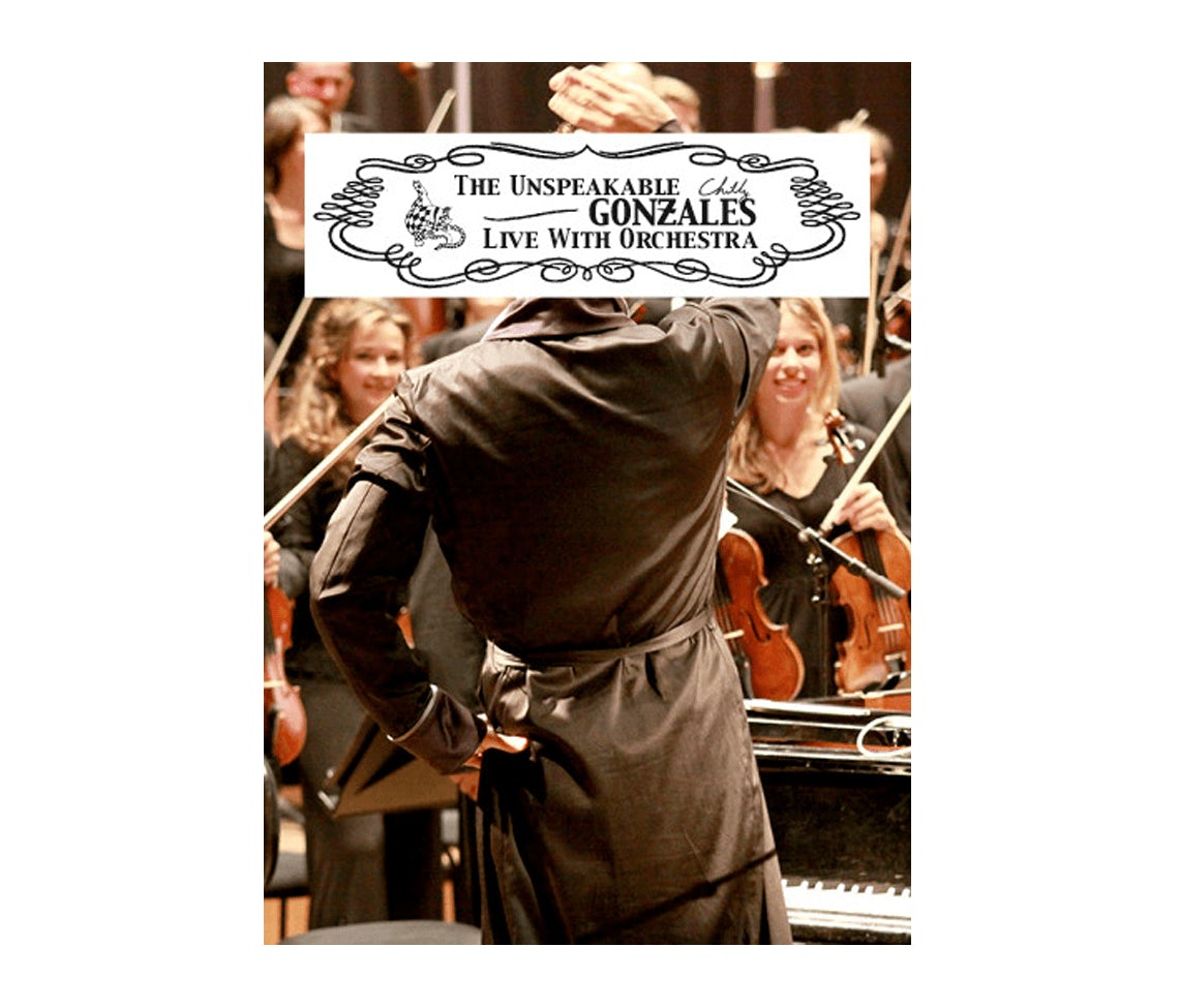 The Unspeakable Chilly Gonzales Live With Orchestra DVD
