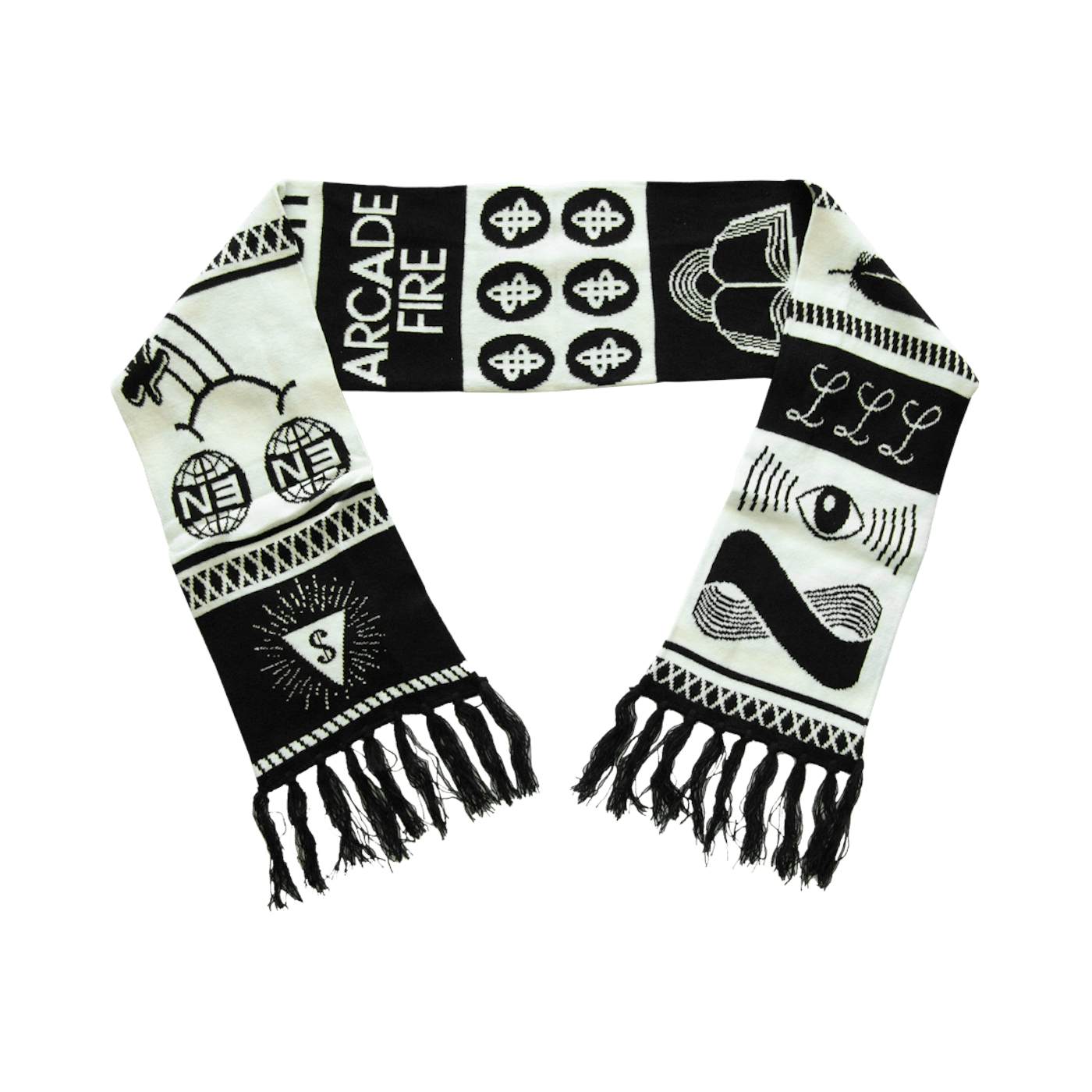 Arcade Fire Knitted Scarf