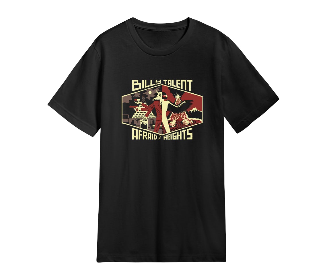 Billy Talent Afraid of Heights 2017 Canada Tour T-Shirt