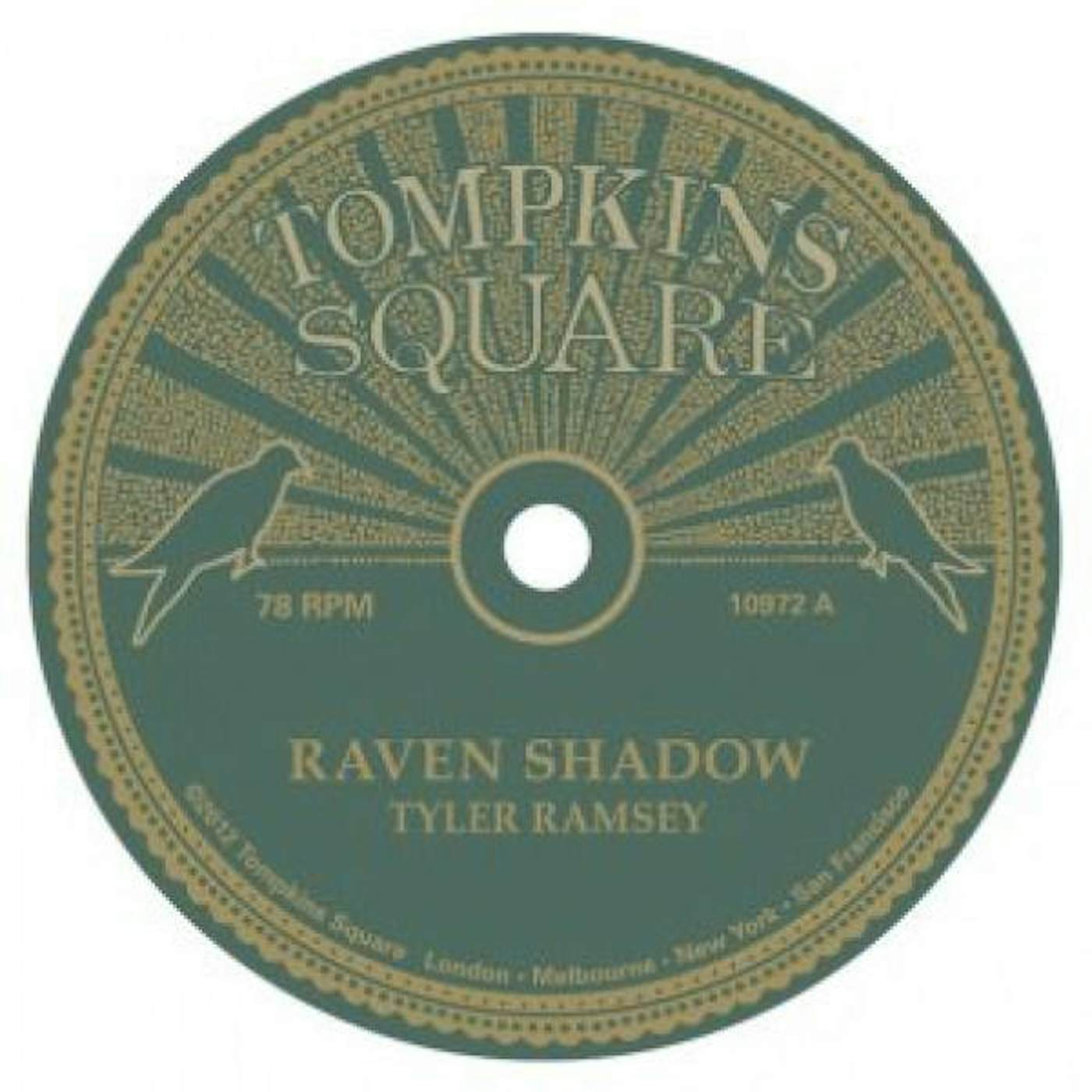 Tyler Ramsey - Band Of Horses 'Raven Shadow-Black Pines -78rpm' Vinyl Record