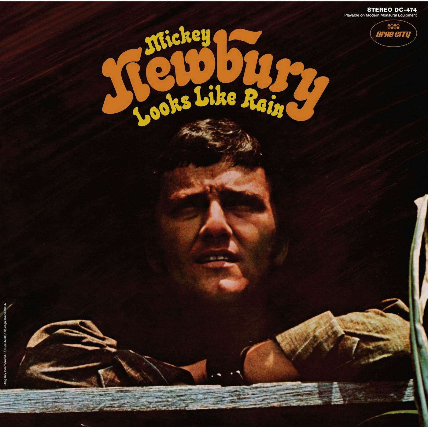 Mickey Newbury 'Looks Like Rain' Vinyl Record