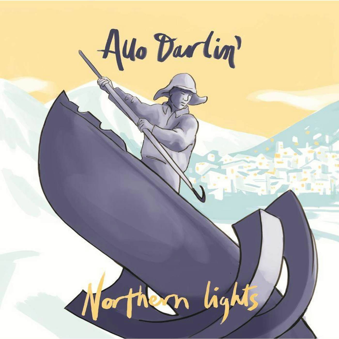 Allo Darlin' 'Northern Lights' Vinyl 7" - Orange Vinyl Record