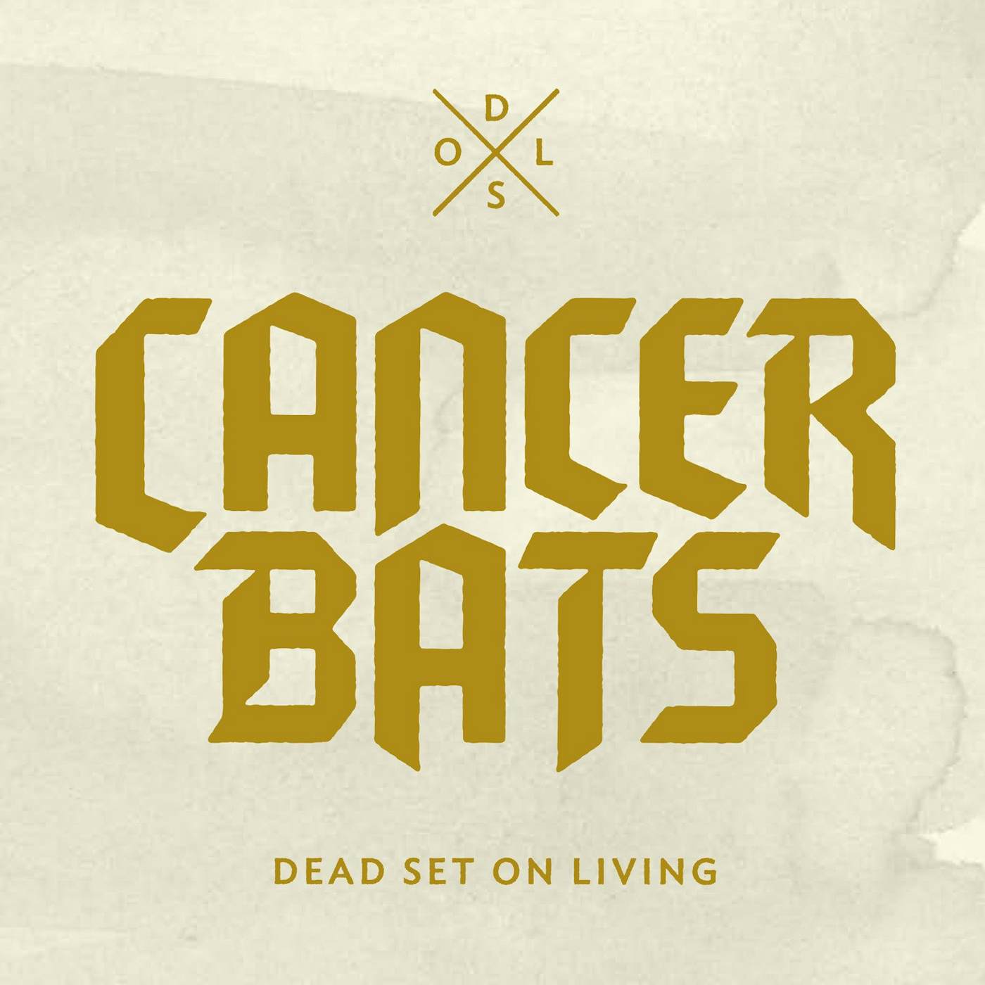 Cancer Bats 'Dead Set On Living' Vinyl LP - Grey Vinyl Record