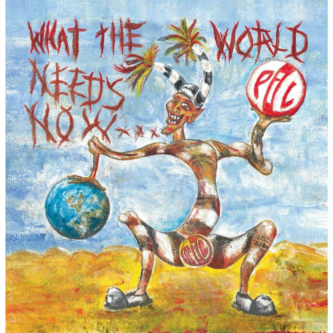 Public Image Ltd. (PiL) 'What The World Needs Now...' Vinyl 2xLP - Blue Vinyl Record