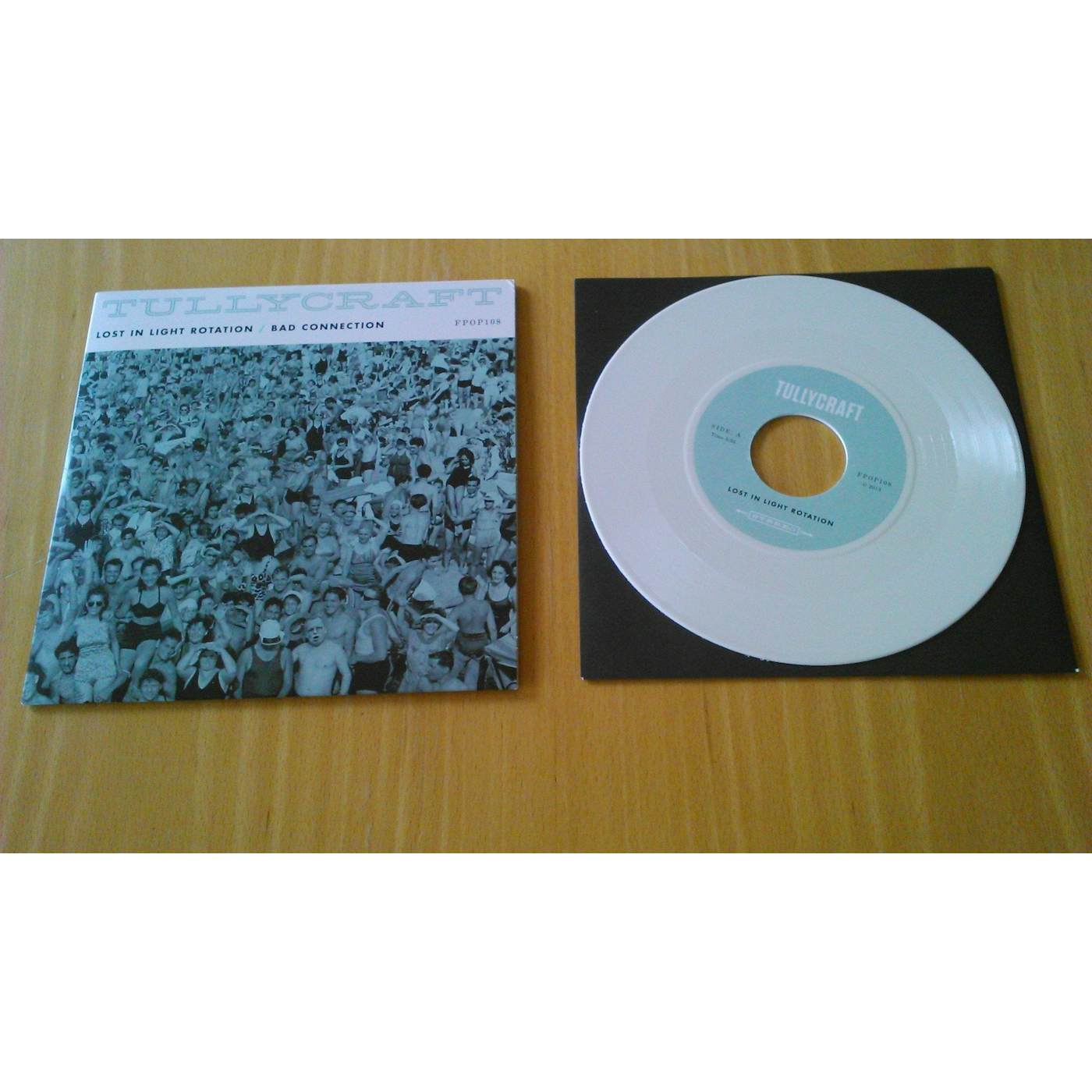 Tullycraft 'Lost In Light Rotation / Bad Connection' Vinyl 7" - White Vinyl Record