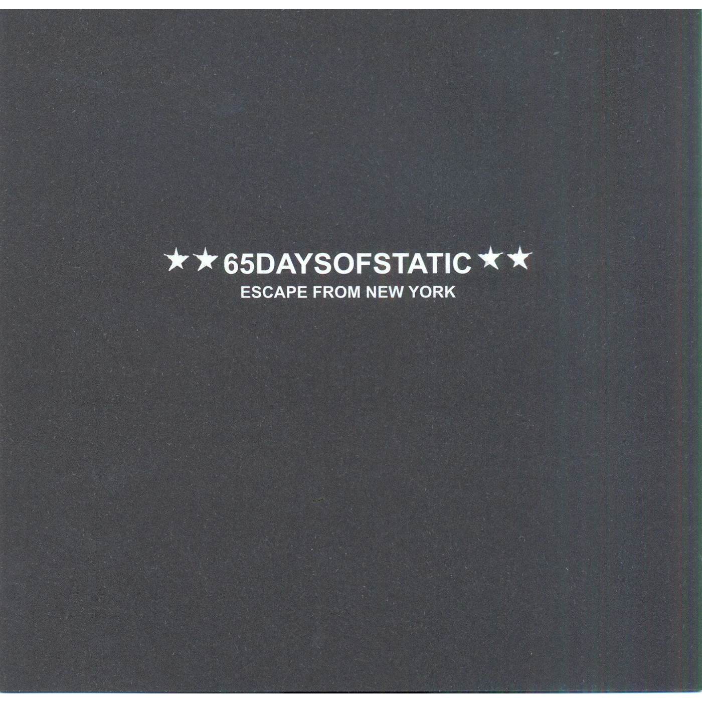 65daysofstatic 'Escape From New York'